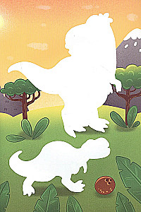 Wiederverwendbare Wasserfarbe. Dinosaurier