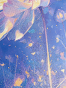 Notebook - Flowers Under the Moon, A5, 96 sheets, grid, assorted
