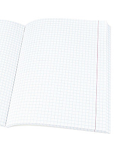 Notebook - Flowers Under the Moon, A5, 96 sheets, grid, assorted