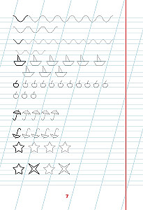 Notebook-Training on Calligraphy. Pre-Alphabet and Alphabet Periods