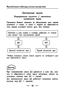 Russische Sprache in Tabellen, Diagrammen und Algorithmen