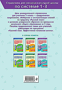 Reference Book on the Russian Language. Grade 3
