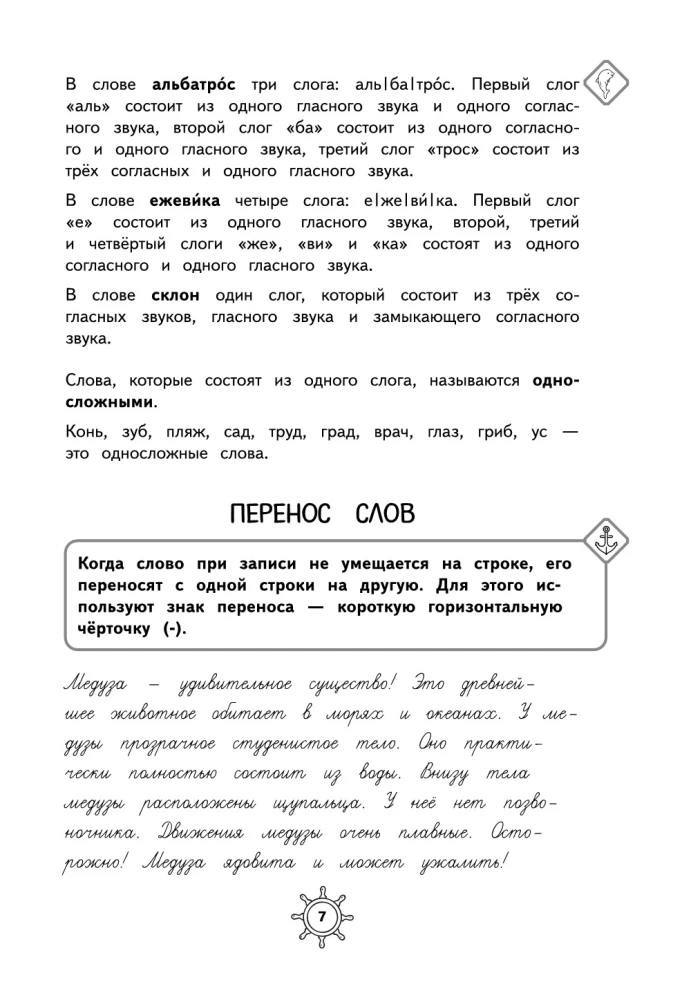 Reference Book on the Russian Language. Grade 1