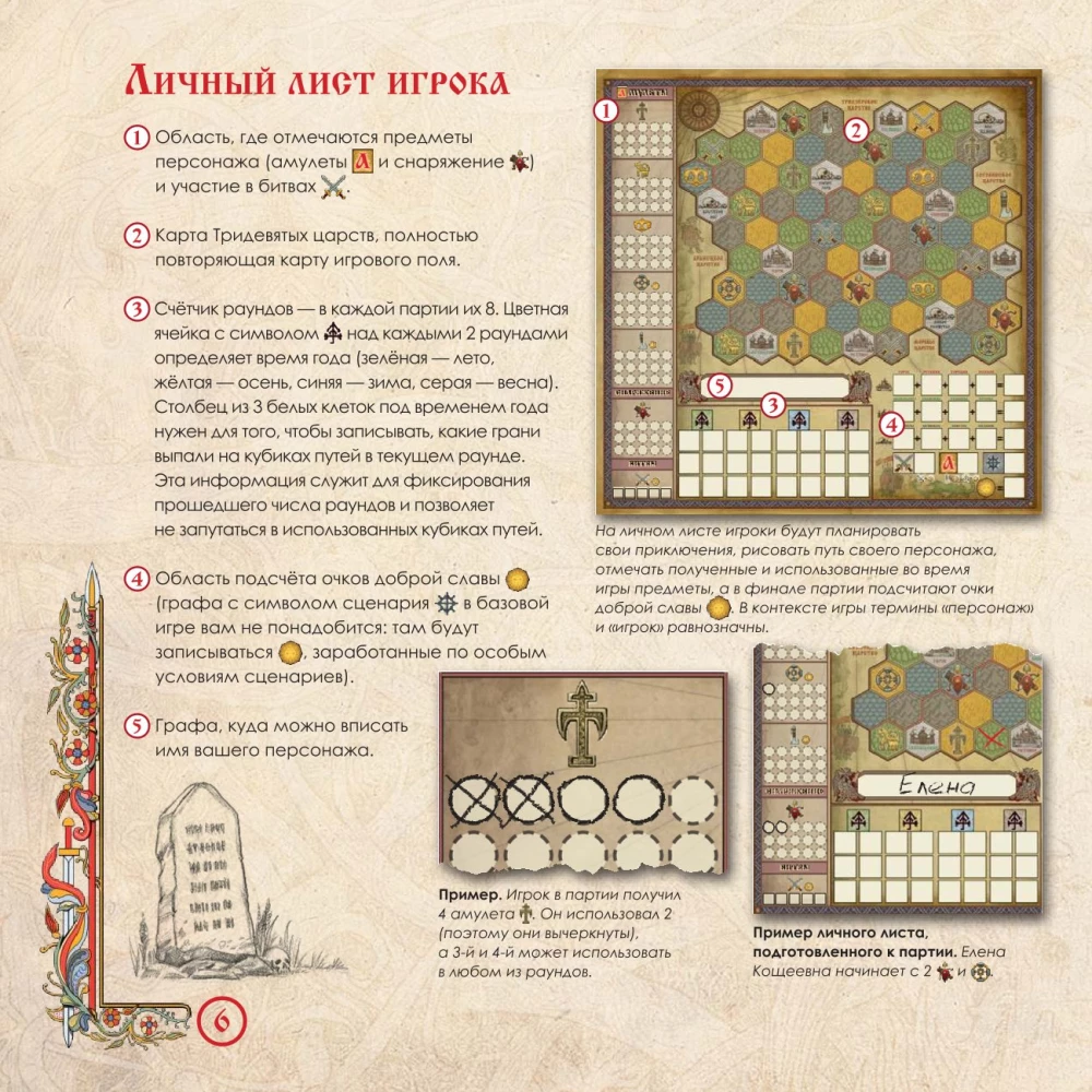 Brettspiel - Erbe des alten Rus. Legende vom Drachen