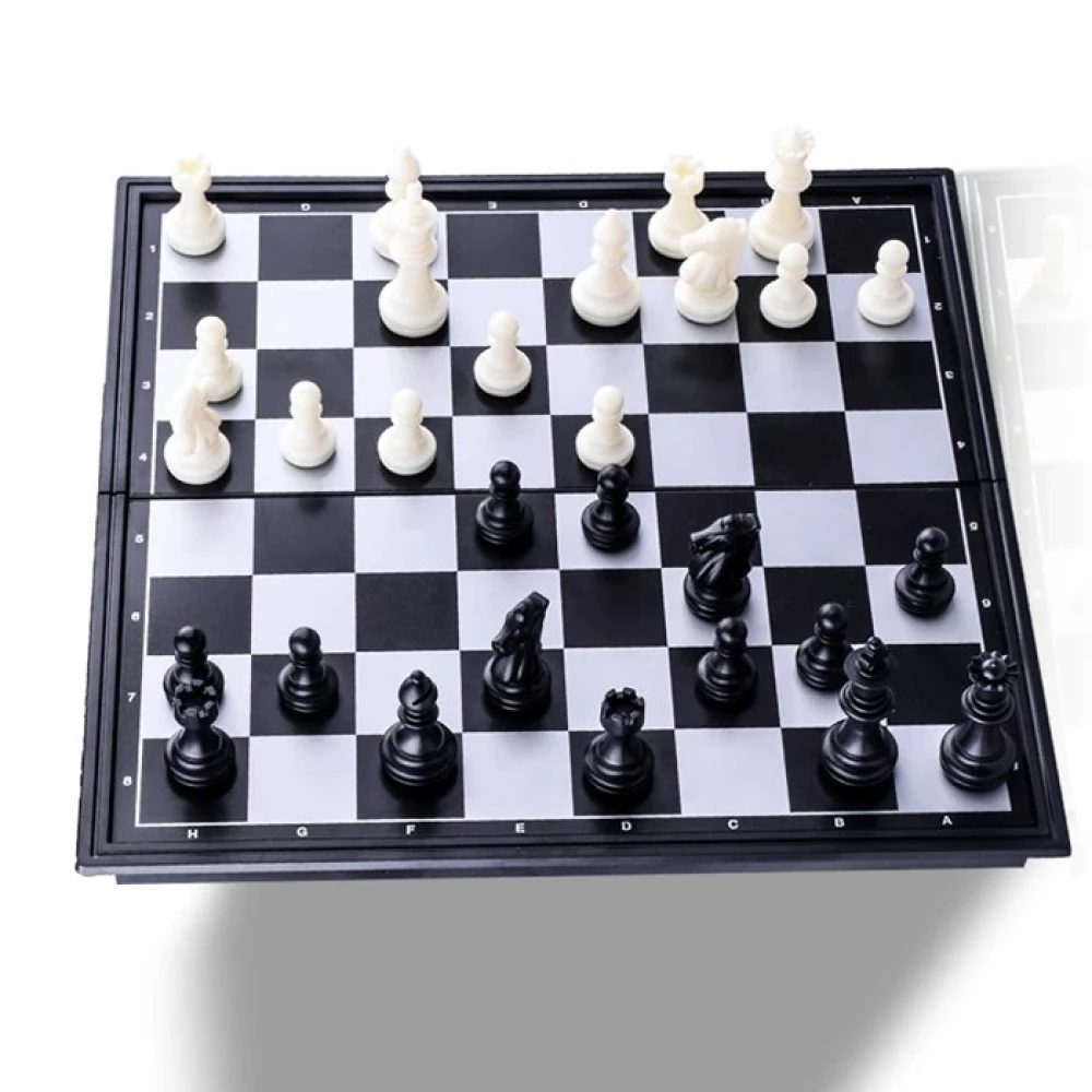 Gra magnetyczna 3 w 1 (szachy, warcaby, backgammon)