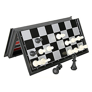 Gra magnetyczna 3 w 1 (szachy, warcaby, backgammon)
