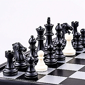 Gra magnetyczna 3 w 1 (szachy, warcaby, backgammon)