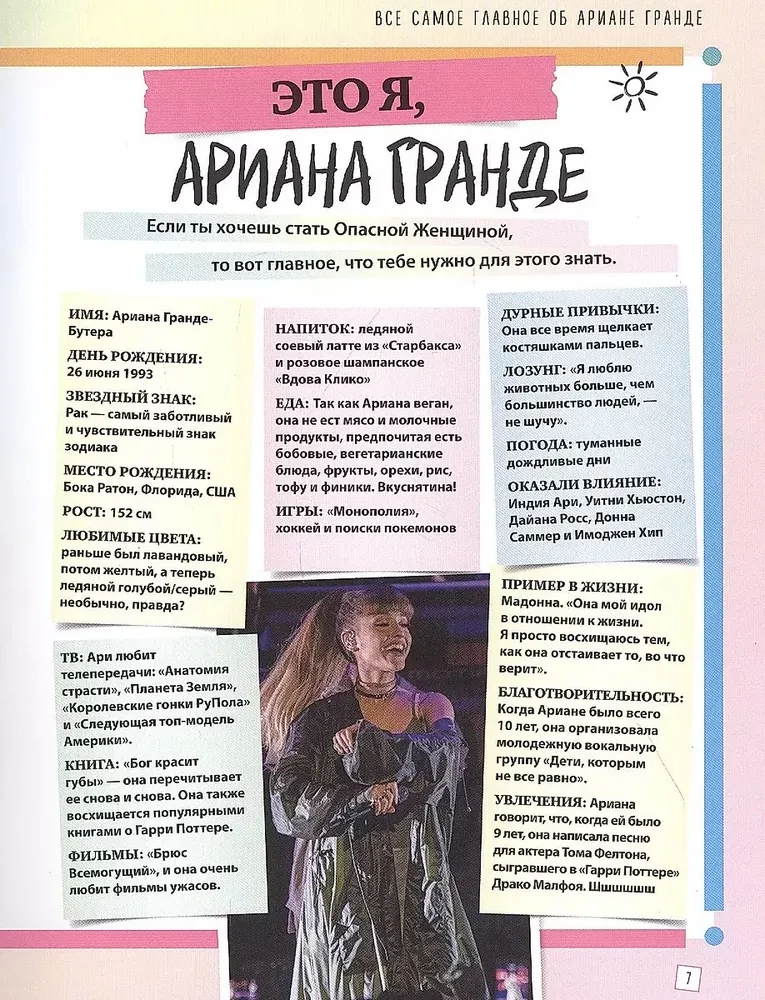 Ariana Grande. The Fan's Main Book