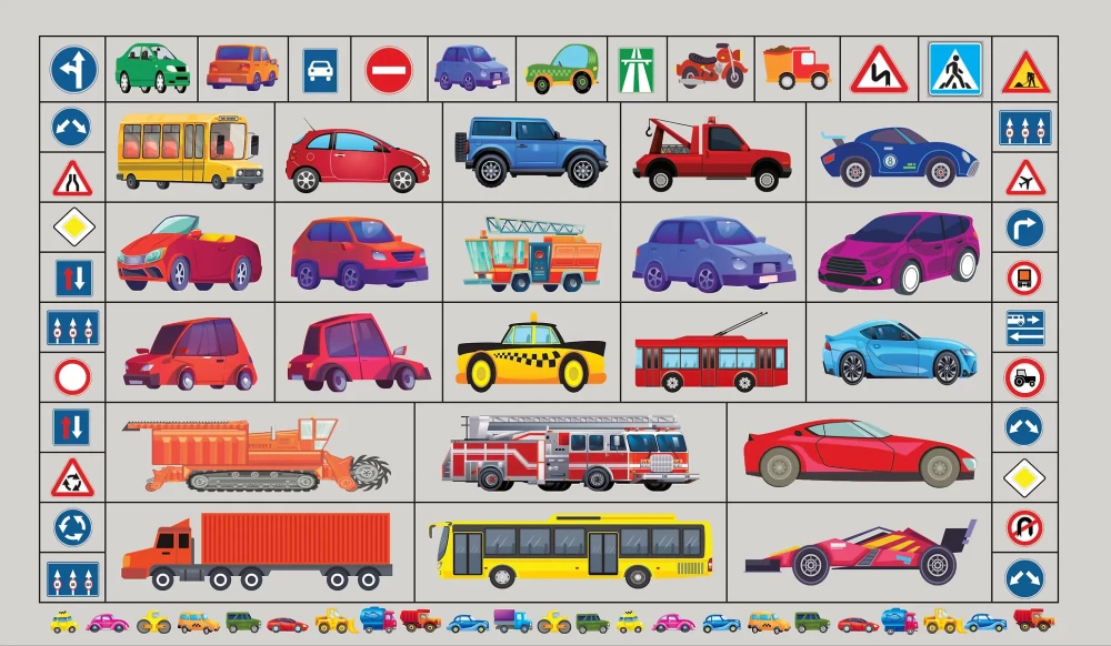 Big Sticker Album. All Cars