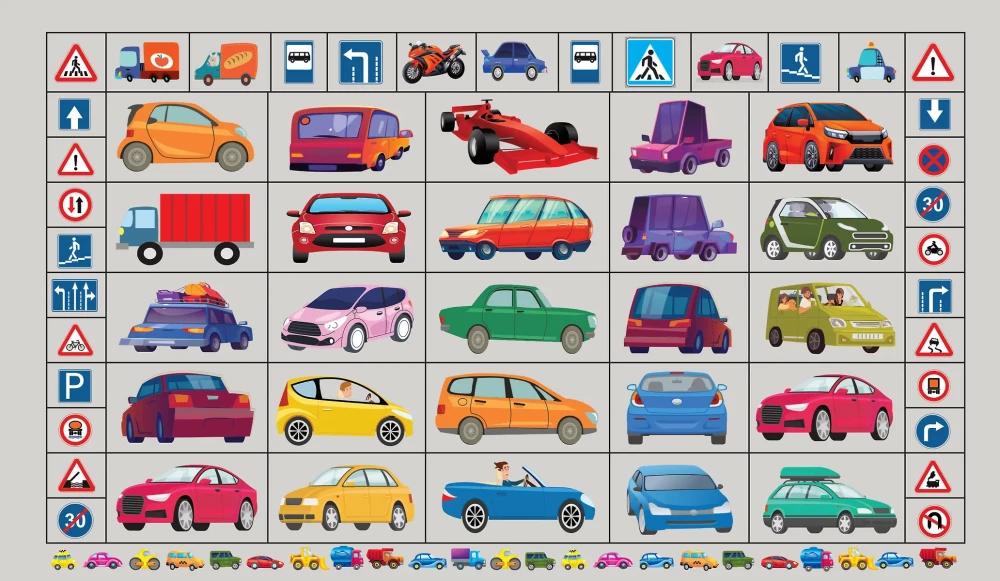 Big Sticker Album. All Cars