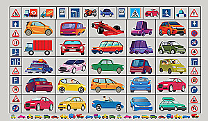 Big Sticker Album. All Cars