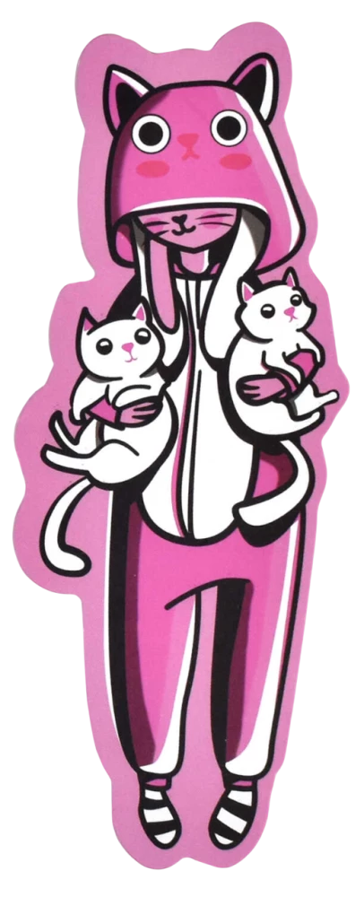 Zakładka do książek figuralna - Kigurumi