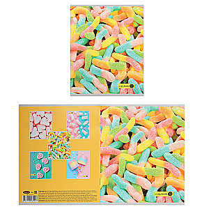 Notebook A5 - Variety of Sweets (Grid)