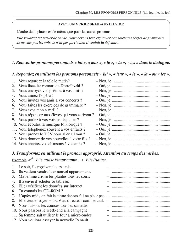 French Language: Dialogues and Exercises (Le francais vite assimile)