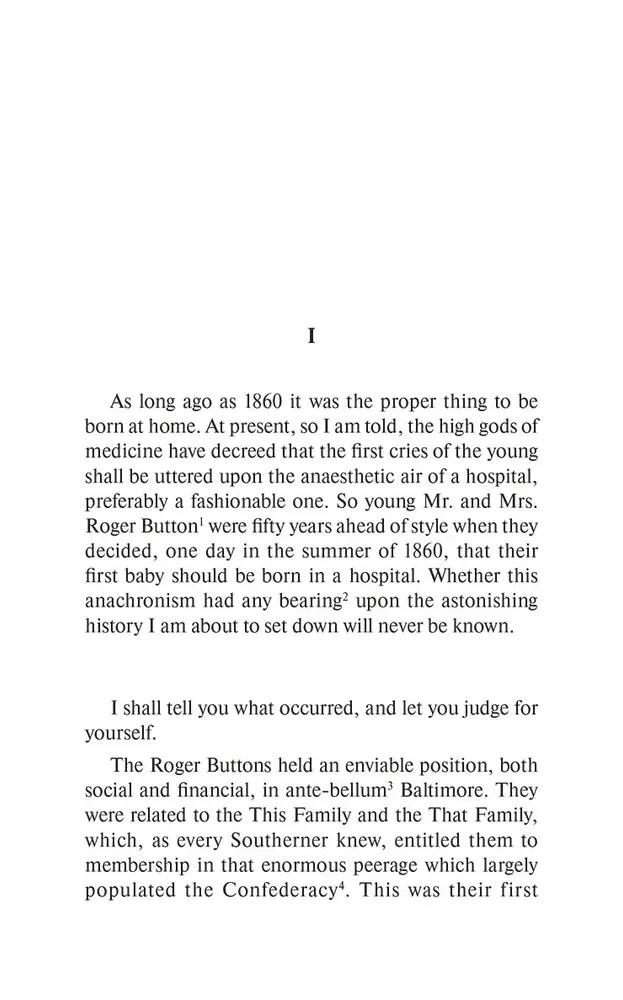 The Curious Case of Benjamin Button