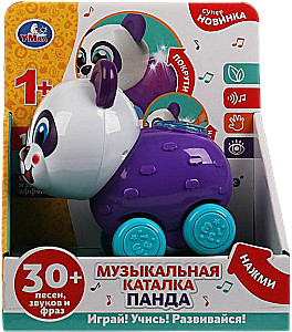 Musical Push Toy - Panda (30+ songs, sounds and phrases)