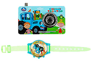 Camera and Watch - Blue Tractor (8 slides)