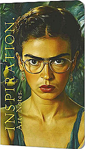 Notatnik Inspiration. Sztuka. Notatki. Frida Kahlo (dziewczyna w okularach)