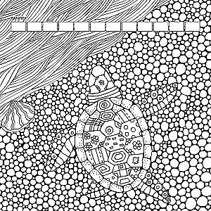 Malbuch-Anti-Stress Relax (Leuchtturm und Seestern)
