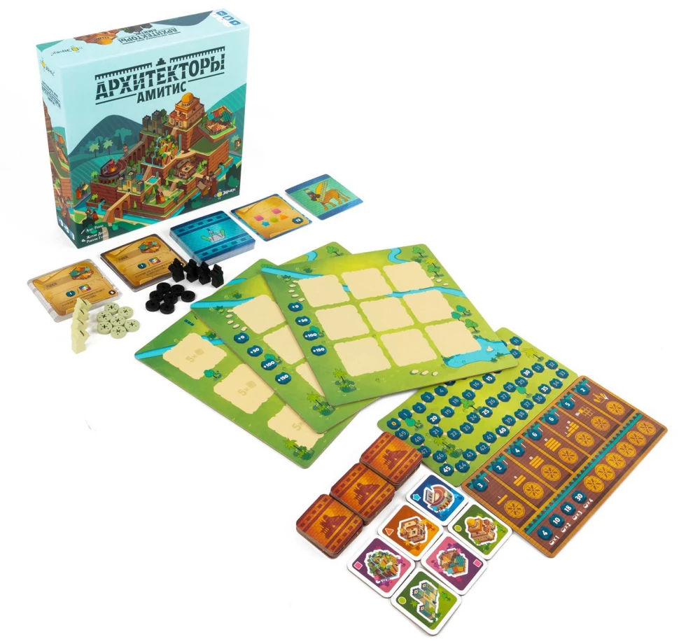 Brettspiel - Architekten von Amitis