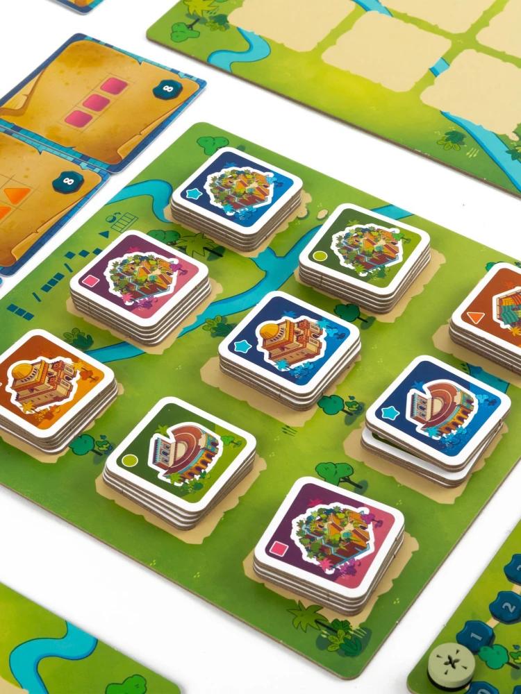 Brettspiel - Architekten von Amitis
