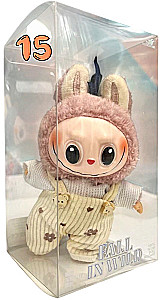 Minkšta žaislinė monstro mišrainė drabužiuose (17 cm)
