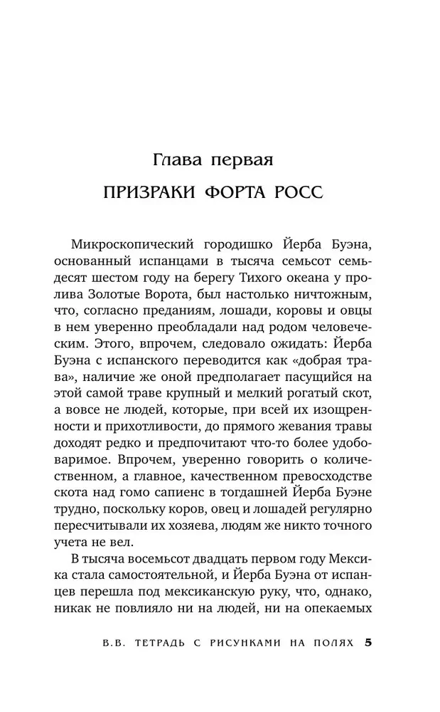 V.V. Užrašų knyga su piešiniais paraštėse