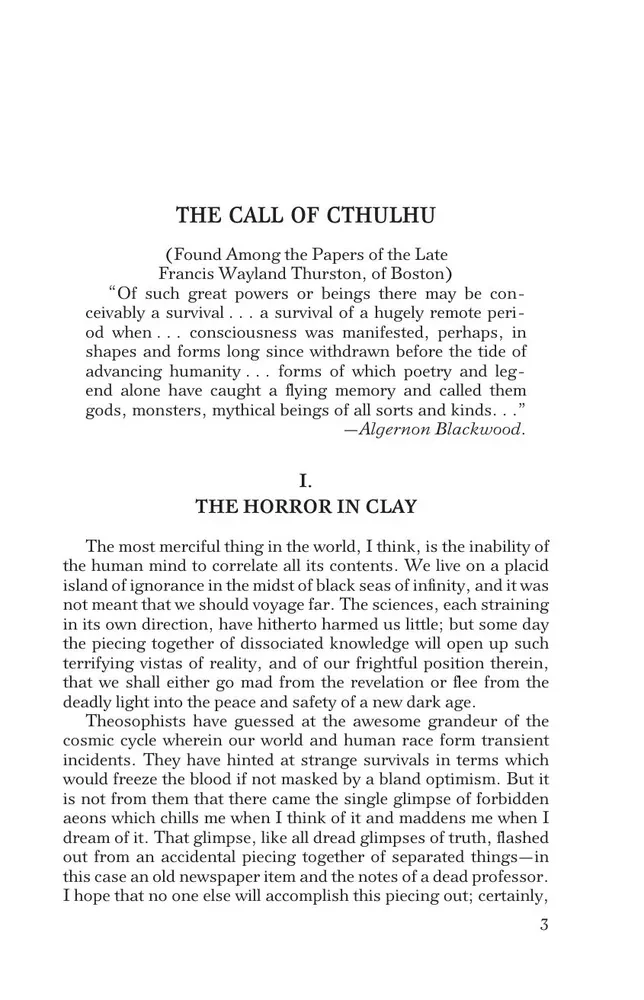 The Call of Cthulhu (Zew Cthulhu)