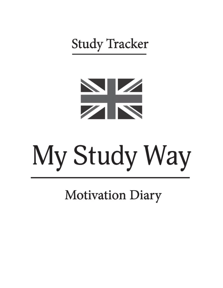 My Study Way: Motivation Diary - Motivatsioonipäevik (Kujundus 1)