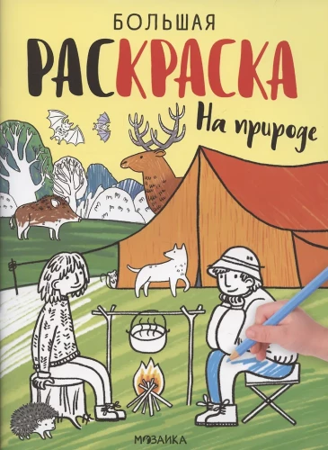 Большие раскраски. На природе