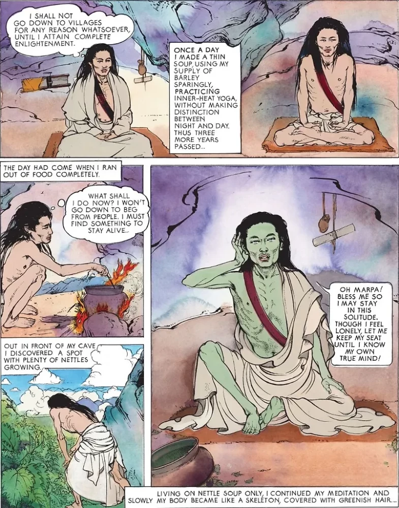Milarepa. Nuostabi didžiojo tibetiečių jogino gyvenimas. Albumas-komiksas