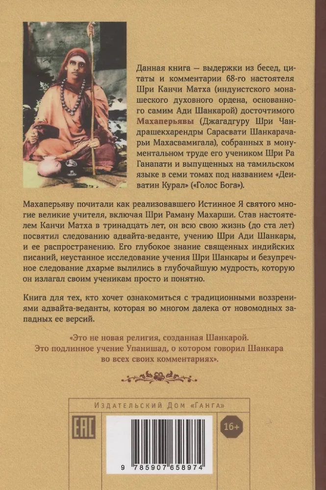 Die Stimme Gottes. Die Weisheit von Adi Shankara durch die Jahrhunderte