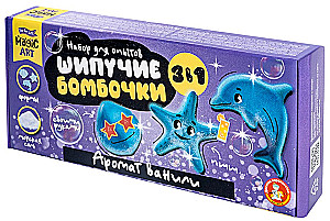 Experiment Set - Fizzy Bombs. Vanilla Scent. 3 in 1