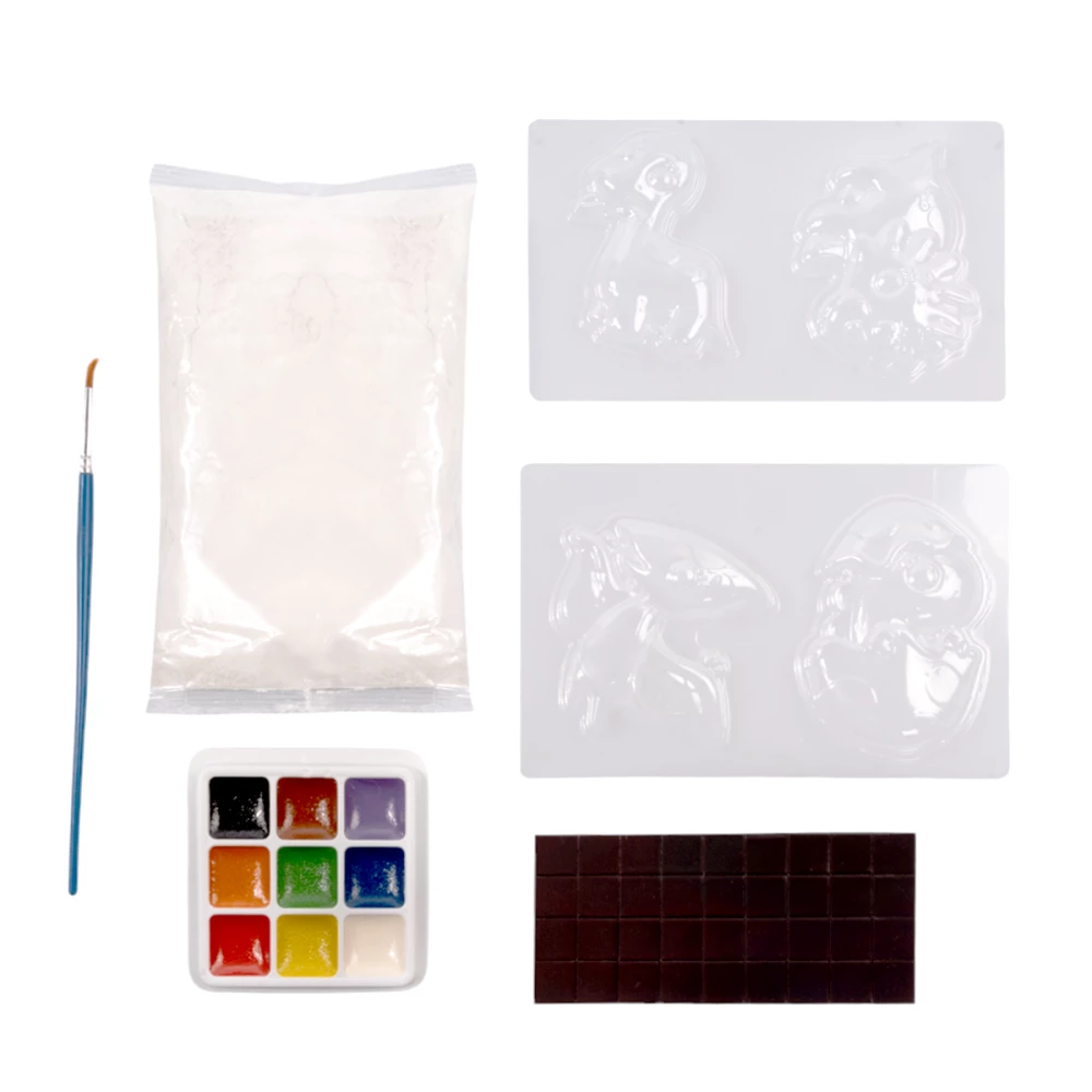 Plaster Magnets for Painting - Dinosaurs