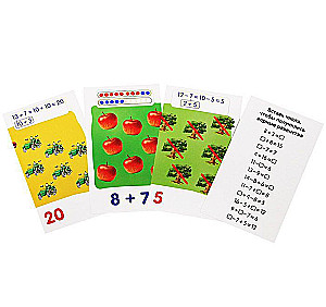 Geese. Counting up to 20. Mathematics (48 cards)