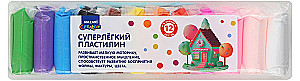 Superkerge plastiliin (12 värvi)