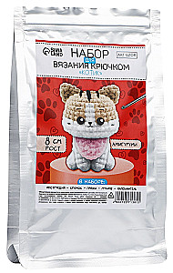 Crochet Kit. Amigurumi: Soft Toy Handmade - Kitten, 8 cm