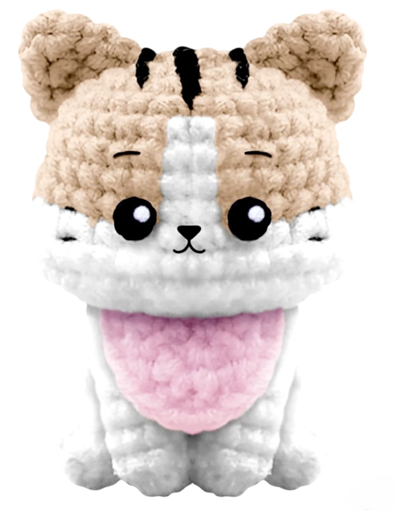 Crochet Kit. Amigurumi: Soft Toy Handmade - Kitten, 8 cm