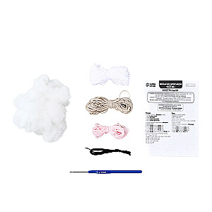Crochet Kit. Amigurumi: Soft Toy Handmade - Kitten, 8 cm