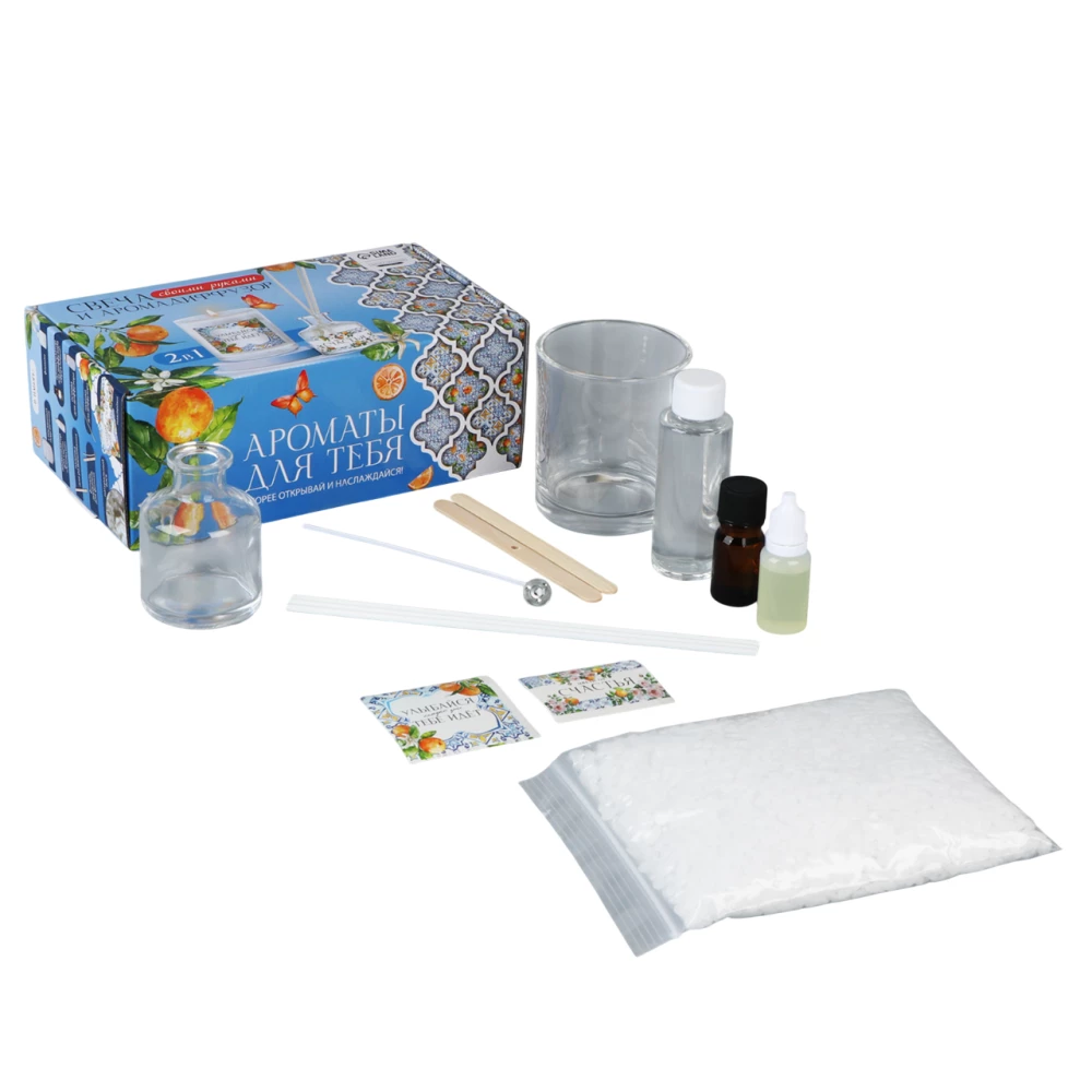 Set zur Herstellung von Kerzen und Diffusoren - Fruchtaroma