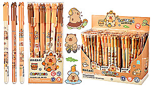 Kustutatavad geelikirjakunsti pliiats CAPYBARA, sinine, assortii