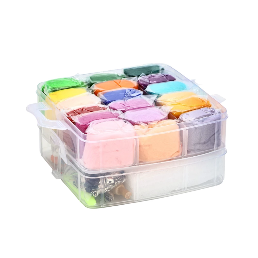 Filzset in Box, 36 Farben.