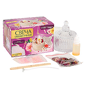 Set zur Herstellung von Kerzen - Rosträume