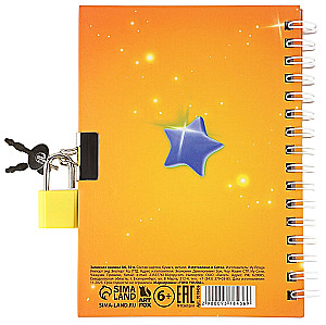 Locked Notebook - There Should Be Many Good Kittens, A6, 50 Sheets