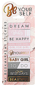 Sticker-Bookmark-Set - Sei du selbst, 9 Stück, 30 Blatt