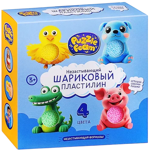 Šariko plastilīns - Zvēri (4 krāsas)