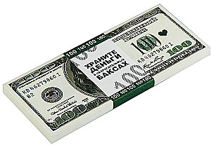 Pack Geldscheine für die Hochzeit 100$, (Set 80 Stk)