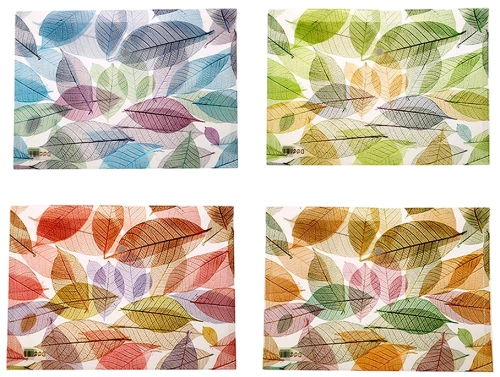 Stationery folder Leaves, assorted