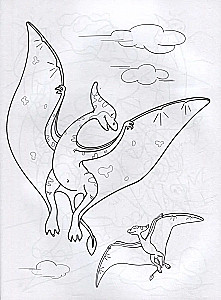 Super-duper Ausmalbuch. Dinosaurier