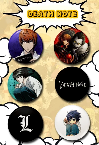 Nabors nozīmīšu - Anime: Death Note